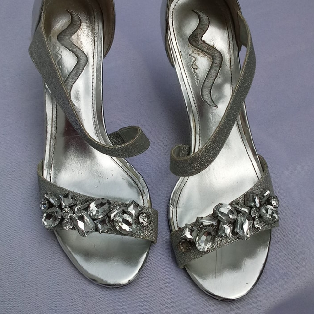 Nina Rhinestone Sandals - Picture 2 of 5
